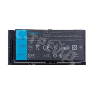 Аккумуляторная батарея для ноутбука Dell Precision M4600, M4700, M4800 (FV993) 8310 mAh
