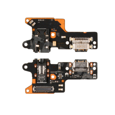 Шлейф для Xiaomi Redmi 8/8A (M1908C3IC/M1908C3KI) плата на системный разъем/разъем гарнитуры/микрофон - Премиум