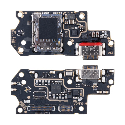 Шлейф для Xiaomi Redmi Note 12 Pro+ (221013164UG) плата на системный разъем/разъем SIM/микрофон