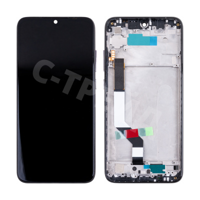 Дисплей для Xiaomi Redmi Note 7/7 Pro (M1901F7H/M1901F7G) модуль с рамкой Черный - OR