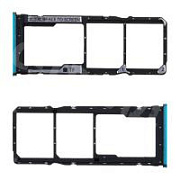 Держатель SIM для Xiaomi Redmi Note 9S/9 Pro (M2003J6A1G/M2003J6B2G) Зеленый