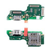 Шлейф для OPPO Reno 12 F 4G (CPH2687) плата системный разъем/разъем SIM/микрофон