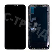 Дисплей для iPhone Xs Max (A1921/A2101) в сборе с тачскрином Черный - (In-Cell)