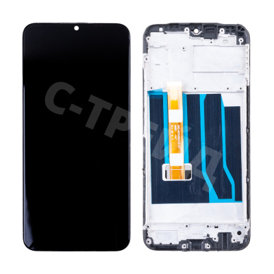 Дисплей для Realme C25s (RMX3195) модуль с рамкой Черный - OR