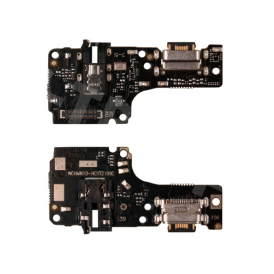Шлейф для Xiaomi Redmi Note 10S/Poco M5s (M2101K7BNY/2207117BPG) плата системный разъем/разъем гарнитуры/микрофон