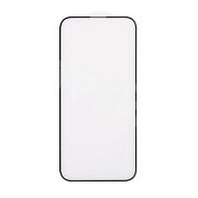 Защитное стекло "Матовое" для iPhone 14 Pro Max Черный (Закалённое, полное покрытие)
