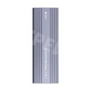 Внешний корпус для жесткого диска M.2 NGFF/NVME (Type-C, USB C/3.1 алюминий) Серый