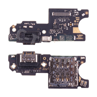 Шлейф для Xiaomi Redmi Note 15 4G (2510DRA23E/2510DRA23G) плата системный разъем/разъем SIM/микрофон - Премиум