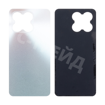 Задняя крышка для Huawei Honor X8a 4G (CRT-LX1) Серебро