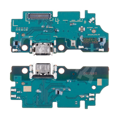 Шлейф для Samsung Galaxy A17 4G (A175F) плата системный разъем/разъем гарнитуры/микрофон