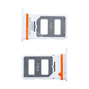 Держатель SIM для Xiaomi Redmi Note 12 Pro 5G (22101316C/22101316I/22101316G) Белый