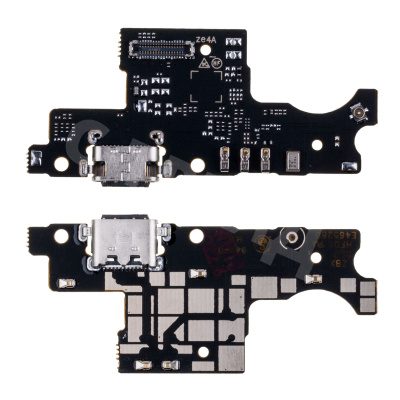 Шлейф для ZTE Blade A71 плата на системный разъем/микрофон