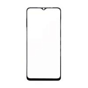 Стекло для переклейки Tecno Spark 10 4G/10C (KI5q/KI5m) в сборе с OCA пленкой Черный - OR (Mitsubishi)