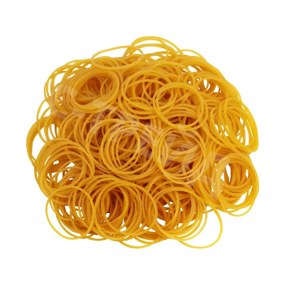 Резинки канцелярские (60 мм, 1 кг, желтый)