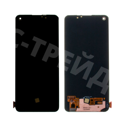 Дисплей для Realme 7 Pro (RMX2170) в сборе с тачскрином Черный - (OLED)