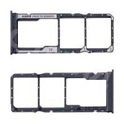 Держатель SIM для Xiaomi Redmi A3/Poco C61 (23129RN51X/2312BPC51X) Черный