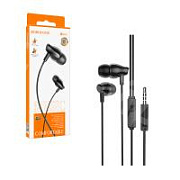 Гарнитура "3,5 мм" Jack Borofone BM61 (вакуумные) Черный